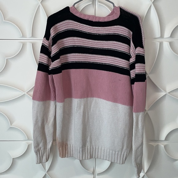 No.21 Multicolor Knit Sweater pink striped size 40. EE - Picture 6 of 8